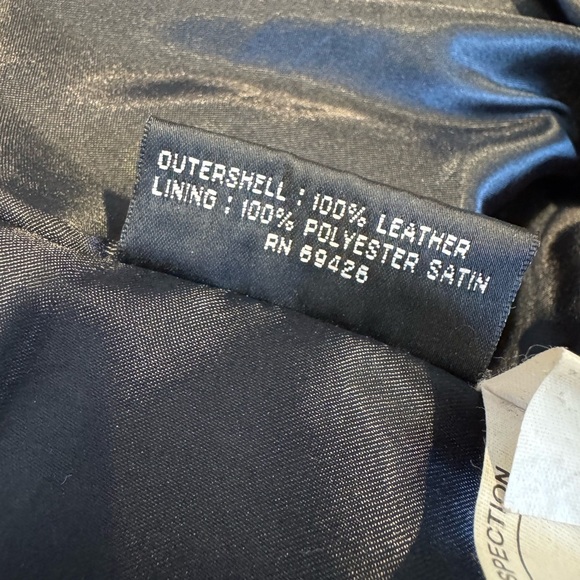 🟠 Vintage Maxima Wilsons Black 100% Leather Pants Size 8 - Picture 13 of 14